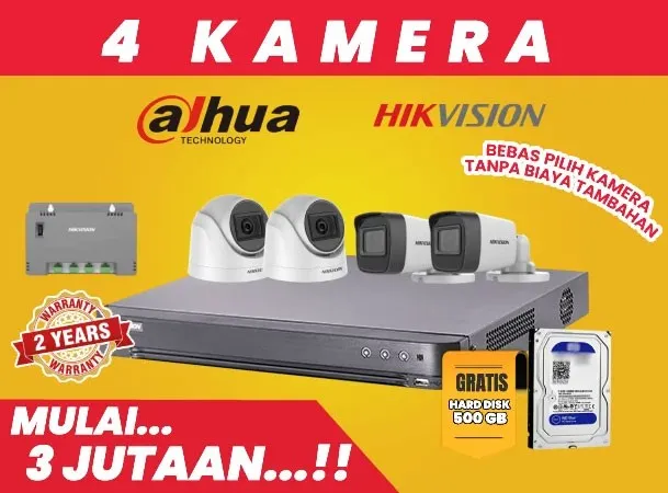 Biaya Pasang CCTV 4 Titik Jakarta