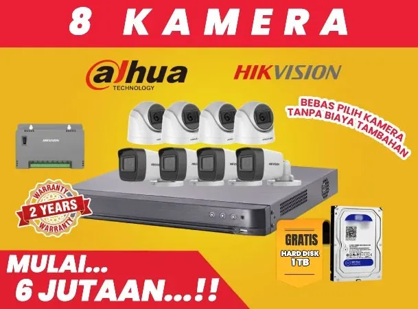 Jasa Pasang CCTV 2 Kamera